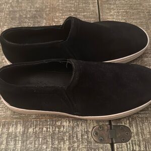 Rag and bone 2 tone slip on men in black suede and white bottom